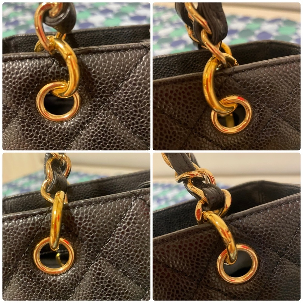Chanel PST Black Quilted Caviar Shoulder Bag - Picture 9 of 16